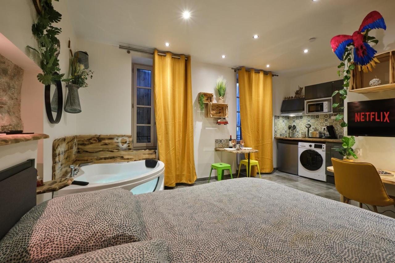 Place Carnot - Studio Tout Equipe Avec Jacuzzi Proche Toutes Commodites Carcassonne Dış mekan fotoğraf
